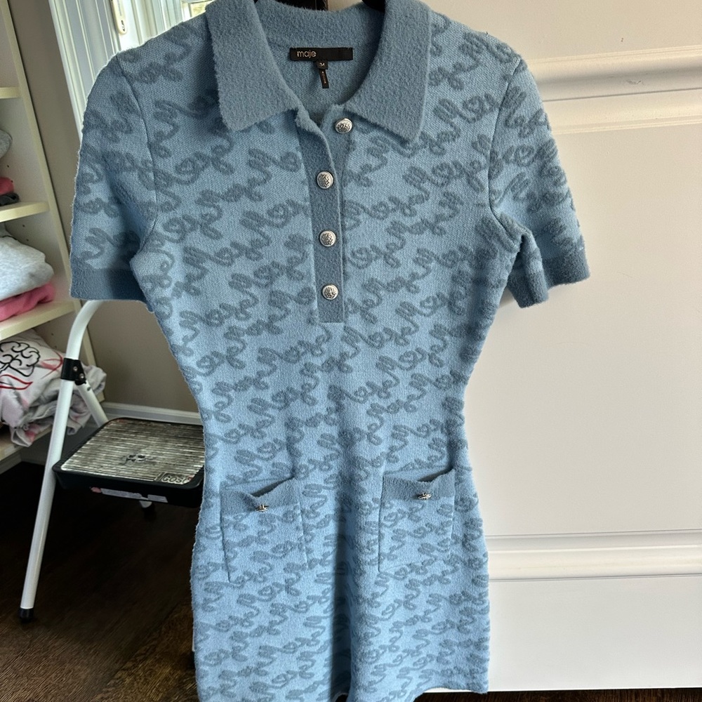 Maje Roetic Dress Size Uk34 (XS)